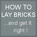 DIY how to lay bricks.